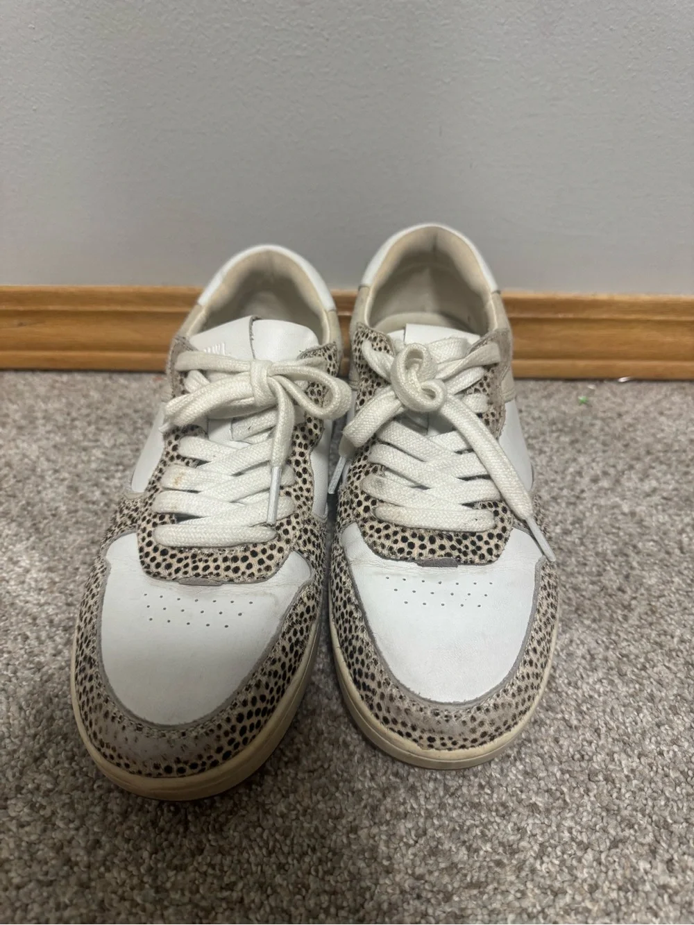 Madewell court sneakers in spotted calf hair - Picture 4 of 10